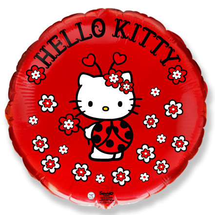 Шар Круг, Хелло Китти божья коровка/ Hello Kitty