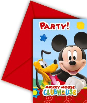 Приглашения "Игривый Микки Маус" / Playful Mickey