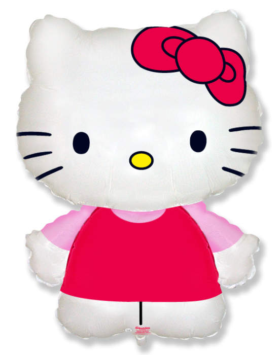 Шар Мини-фигура Котенок с бантиком Хелло Китти / Hello Kitty (в упаковке)