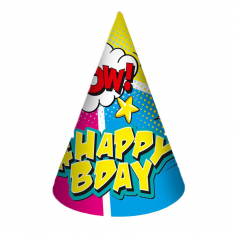 Колпачок Комиксы #HappyBday 6шт
