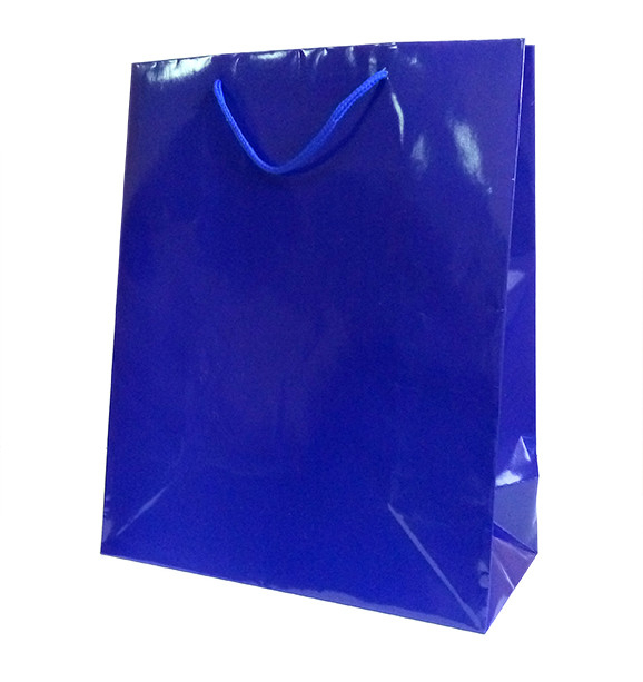 Пакет подарочный "Однотонный" Синий